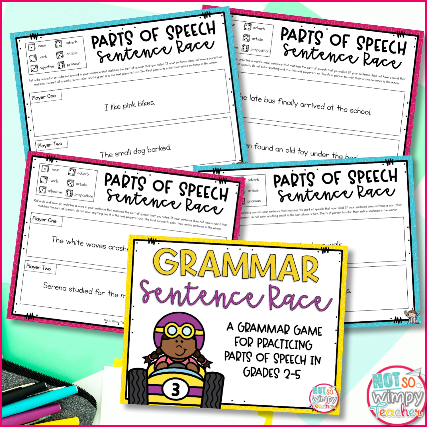 FREE Grammar Games Make Reviewing Grammar Fun and Easy - Not So Wimpy ...