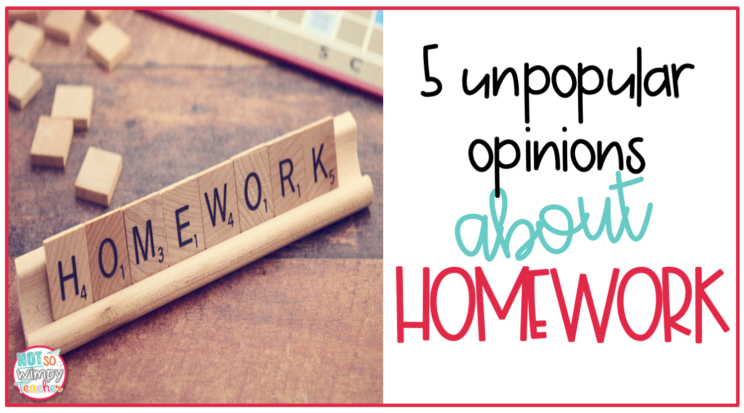 what your opinion about homework