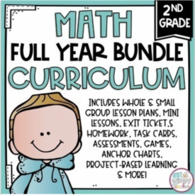 second grade math curriculum bundle