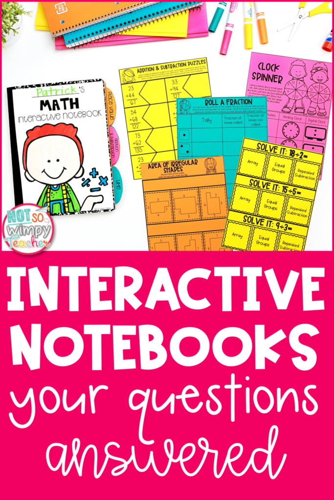 interactive notebooks questions pin