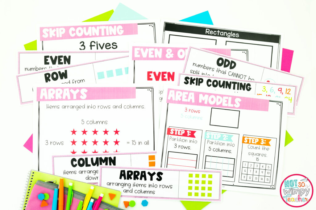 Want to make teaching math easy? Check out the Not So Wimpy Teacher math curriculum bundles for grades 2-4. They all include easy to teach whole group lessons that are engaging and aligned to the Common Core Standards. 