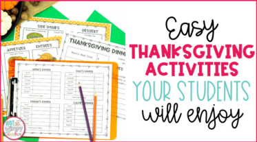 Easy Thanksgiving Activities Your Students Will Love Cover Image