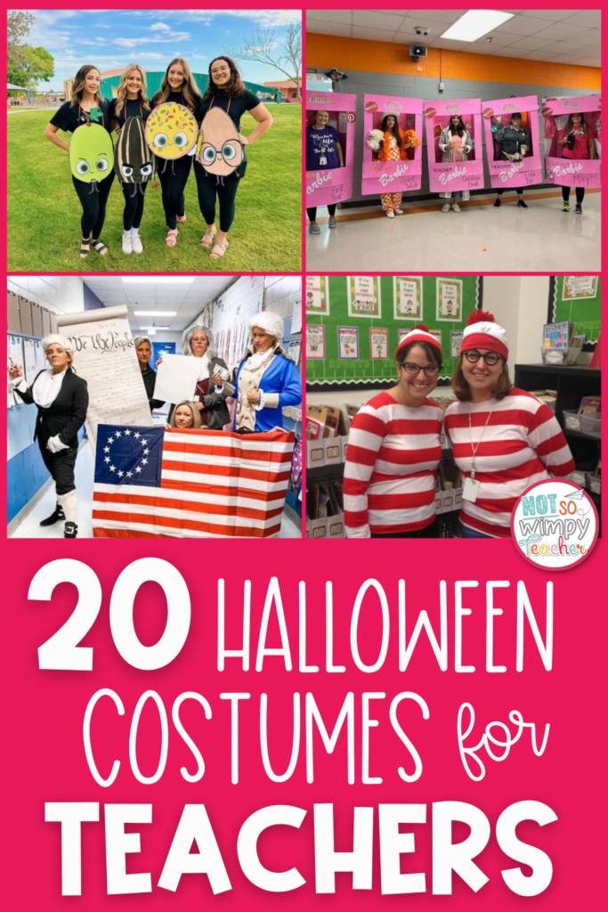 20 Halloween Costumes for teachers pin