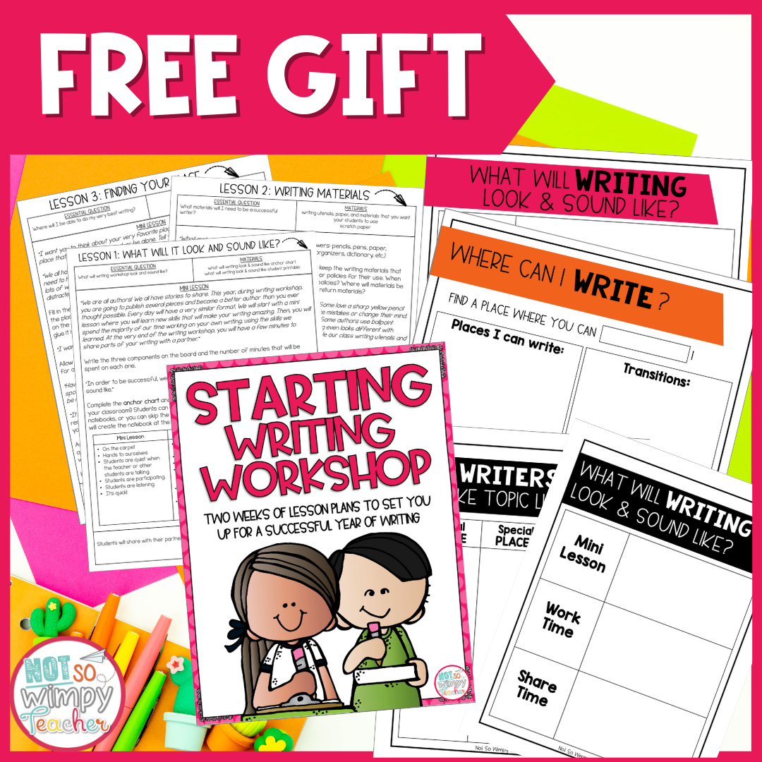 starting writing workshop printables