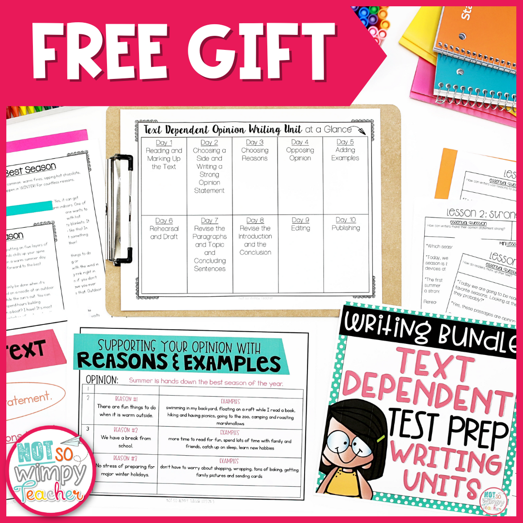 text dependent writing unit on clipboard