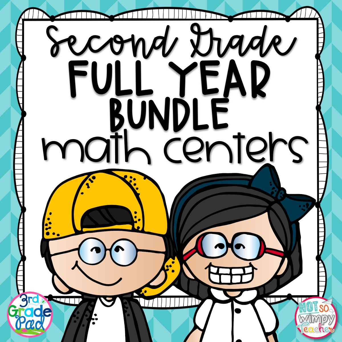 3rd Grade Math Centers Year Long Bundle