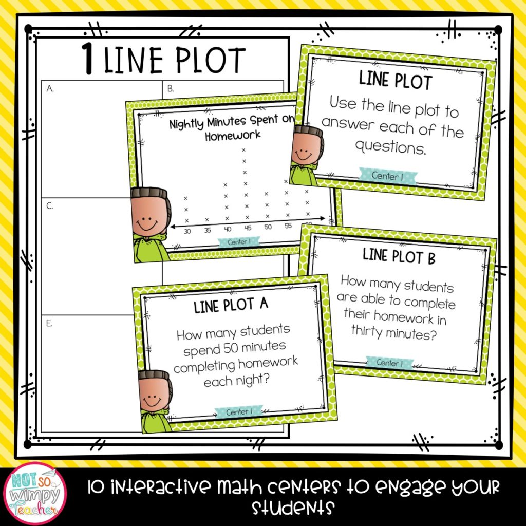 Graphing And Data Free Fifth Grade Math Centers Not So Wimpy | Hot Sex ...