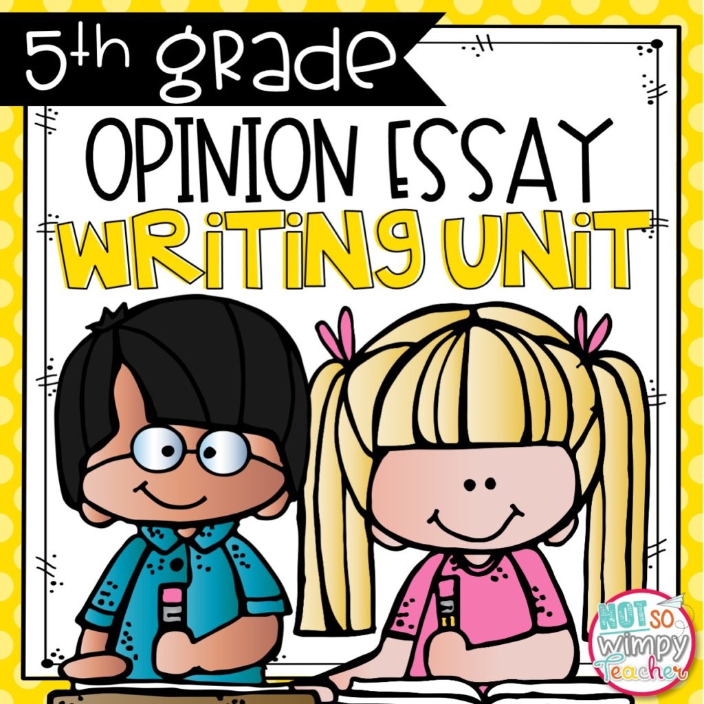 how to write an opinion essay 5th grade