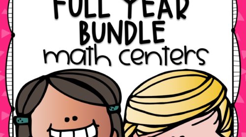 3rd Grade Math Centers Year Long Bundle