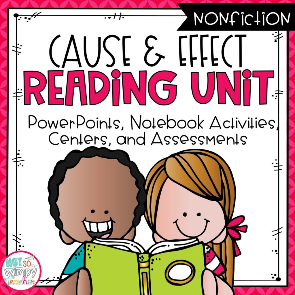 how to teach cause and effect in reading