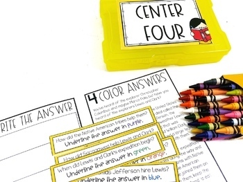 Answering questions reading center