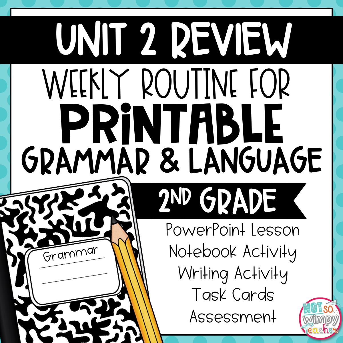 grammar-second-grade-activities-unit-two-review-not-so-wimpy-teacher
