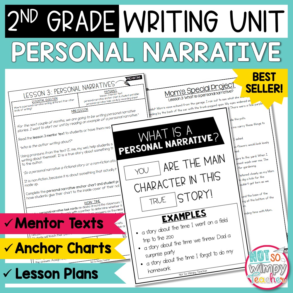 narrative writing lessons for 2nd grade