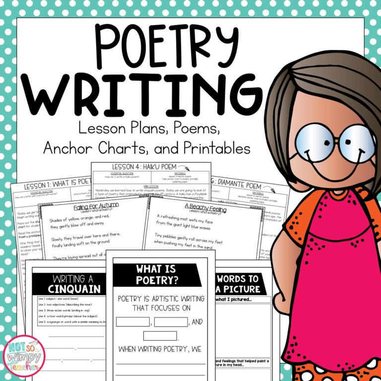 Poetry Writing Unit - Not So Wimpy Teacher