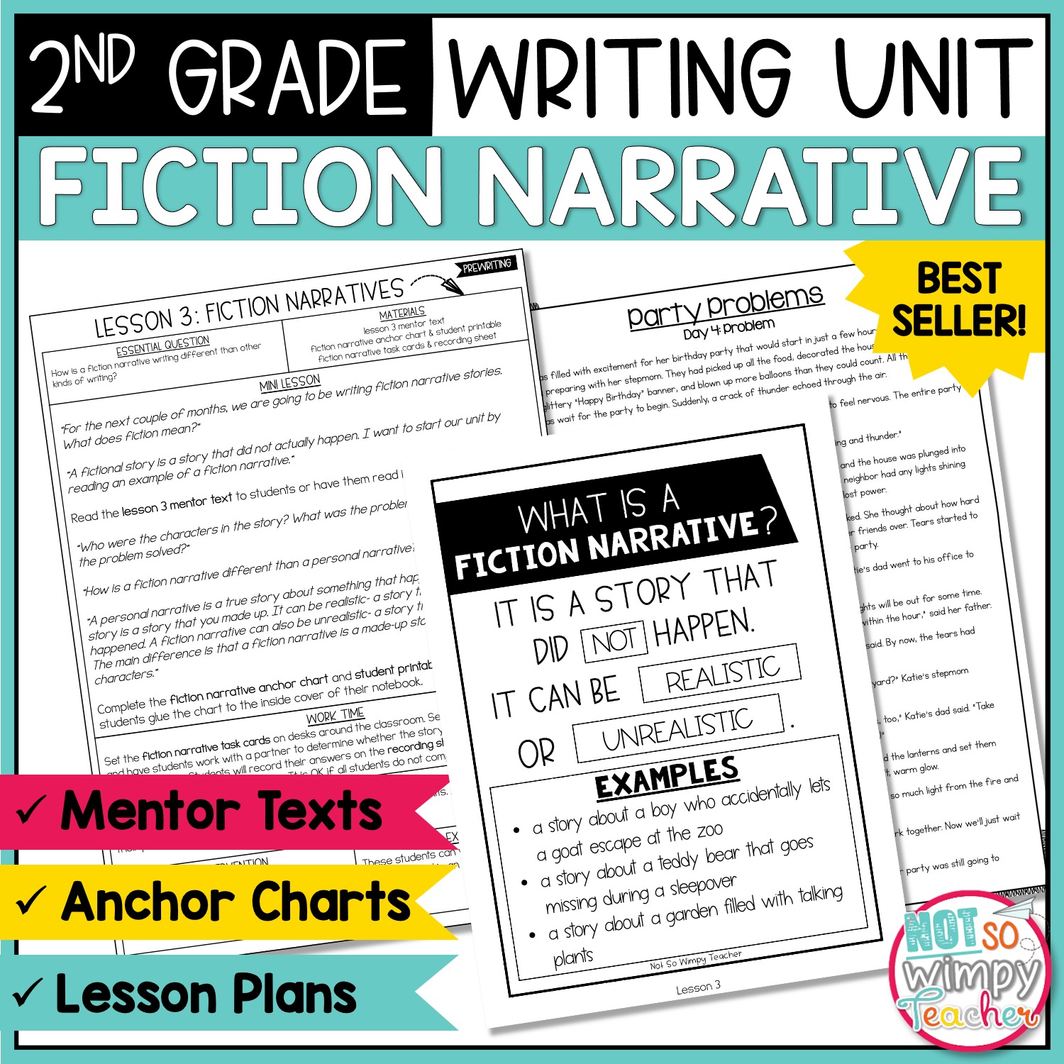 fiction writing prompts 2nd grade