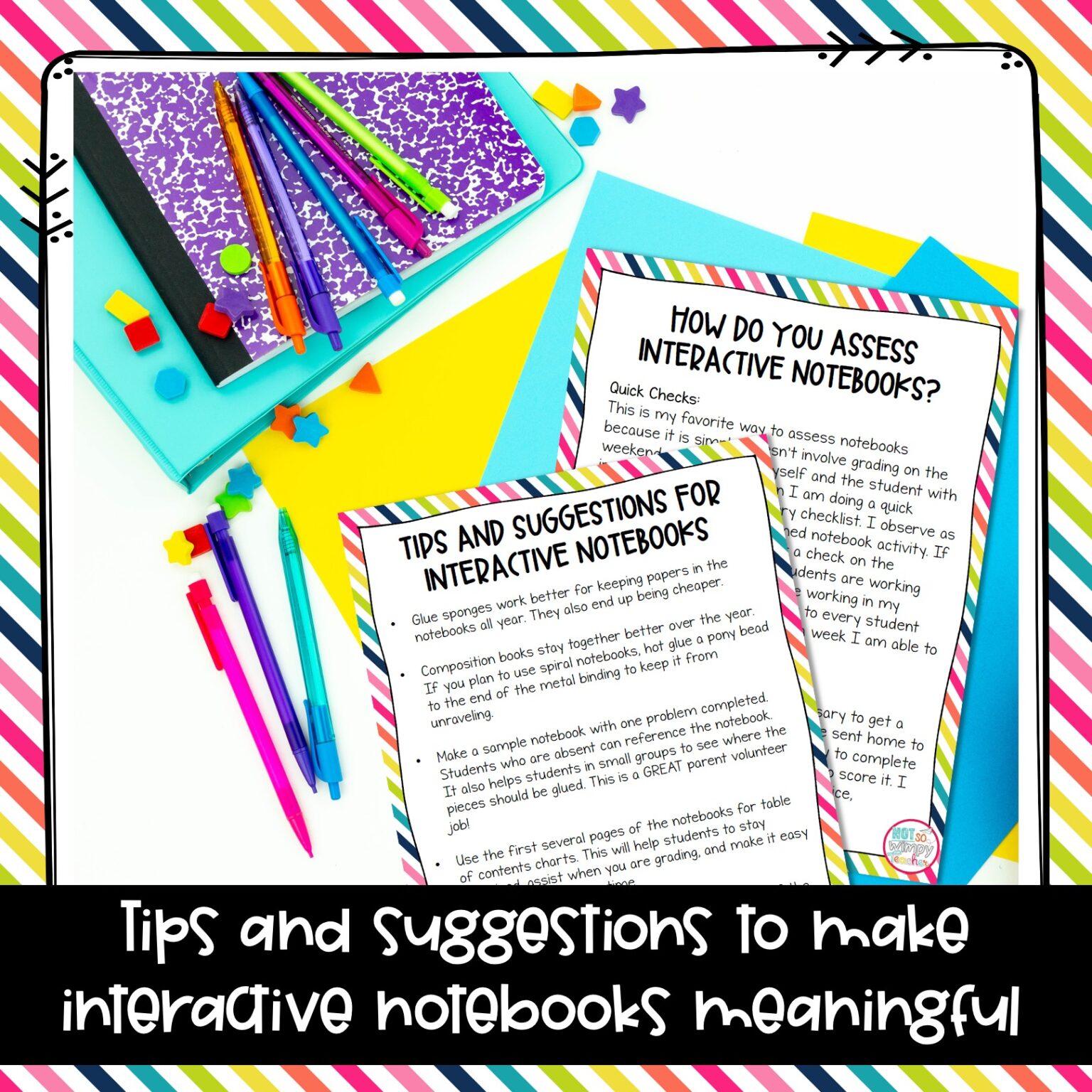 FREE Tools for Interactive Notebooks - Not So Wimpy Teacher