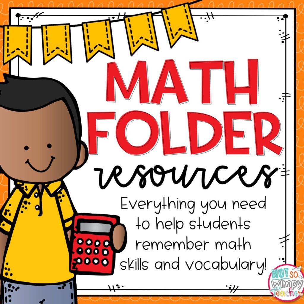 Math Folder Resources - Not So Wimpy Teacher